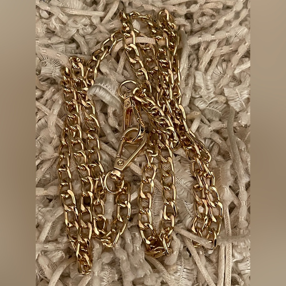 New Chain for crossbody or Wallet on chain🌸Gold-Tone 47”